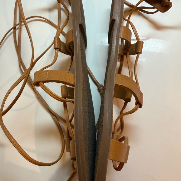 Madewell Boardwalk Leather Lace-Up Sandals - Picture 11 of 13